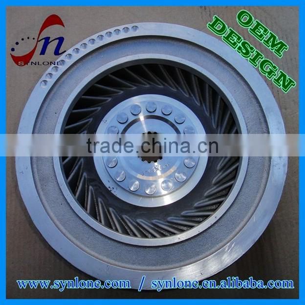 Customized gear plate with internal spline