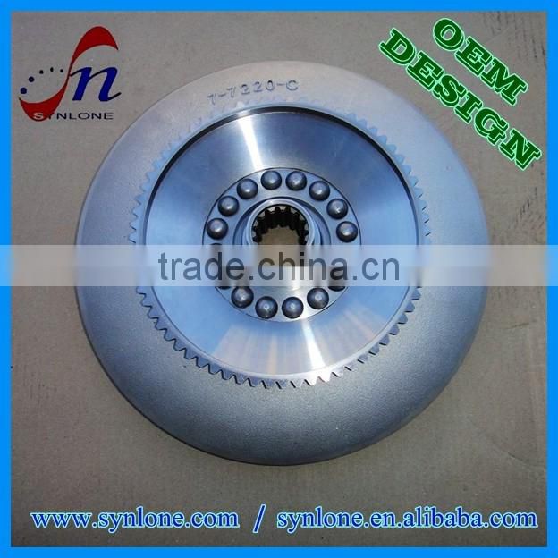 Customized gear plate with internal spline