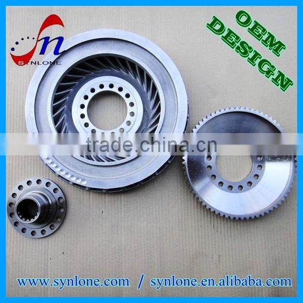 Customized gear plate with internal spline