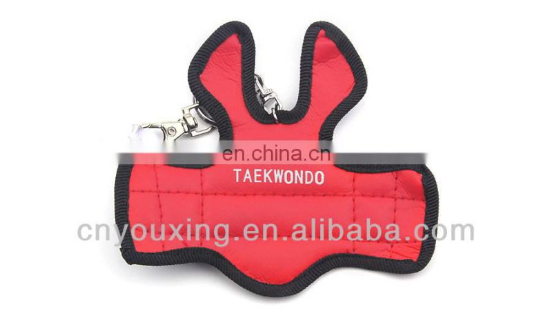 martial arts accessories taekwondo chest guard key chain