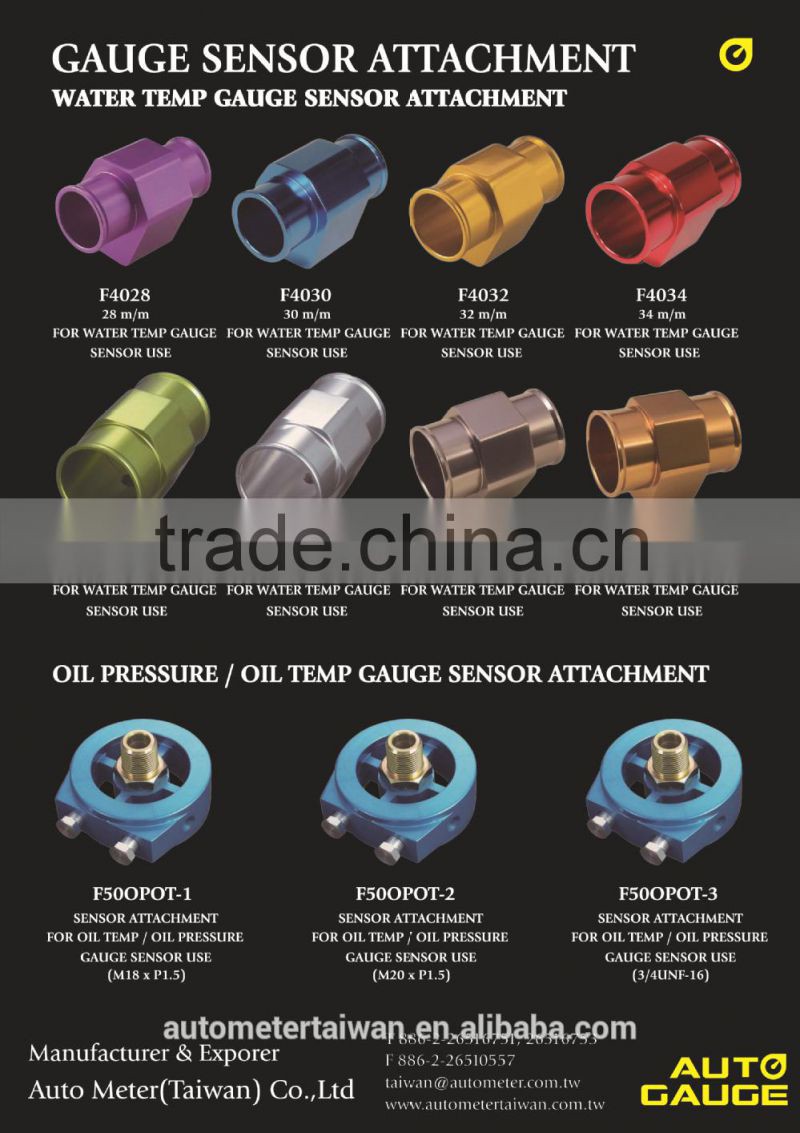 Thread size:M20 x P1.5-Oil Pressure / Oil Temp sensor attachment