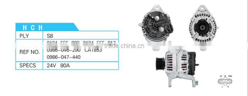 Pulley alternator generator for Volvo trucks Renault Trucks