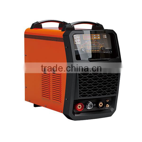 IGBT inverter module type professional aluminium welding machine ac dc pulse tig welding machine TIG-315PAC/DC tig ac dc welder