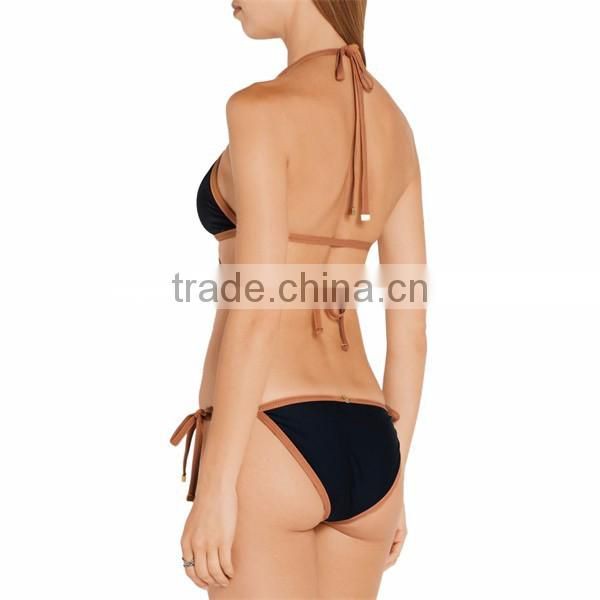 self tie fastening back hot sale women sexy swimwear