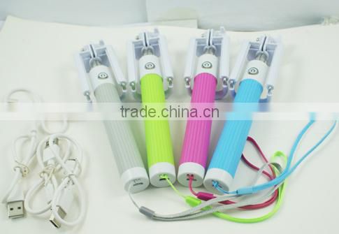 newest wireless buletooth portable extendable shutter selfie for cell phone