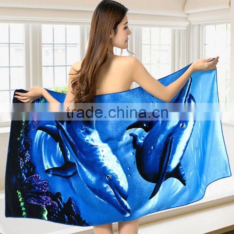 Towel microfiber beach towel or bath towel