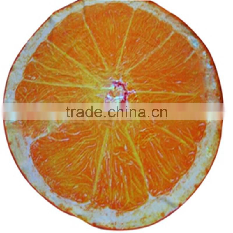 Wholesale good quality watermelon shape round beach towel
