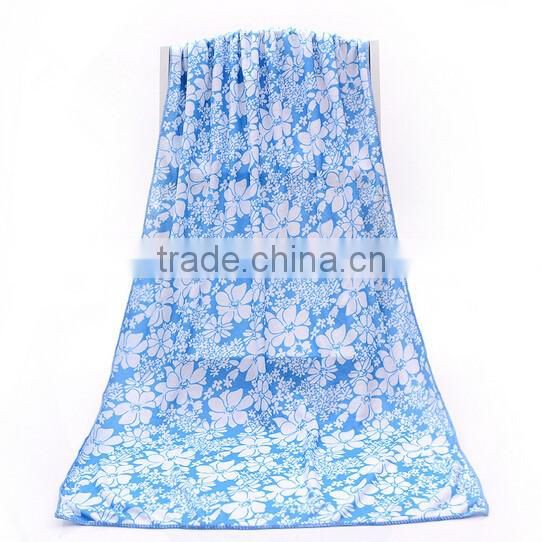wholesale high water absorbency customized ultra soft printing velour beach towels