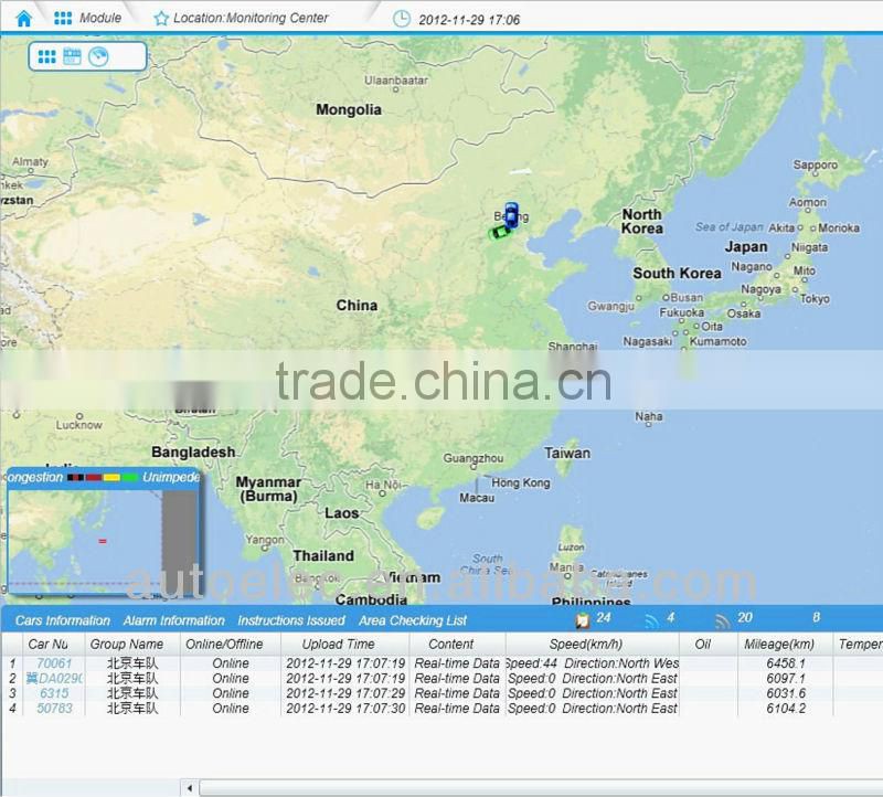 A200 real time monitoring SOS 3g tracker