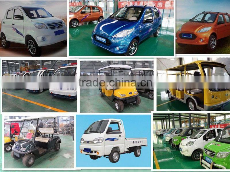 2015 Fashinable 4 seat battery powered electric passenger car with eec