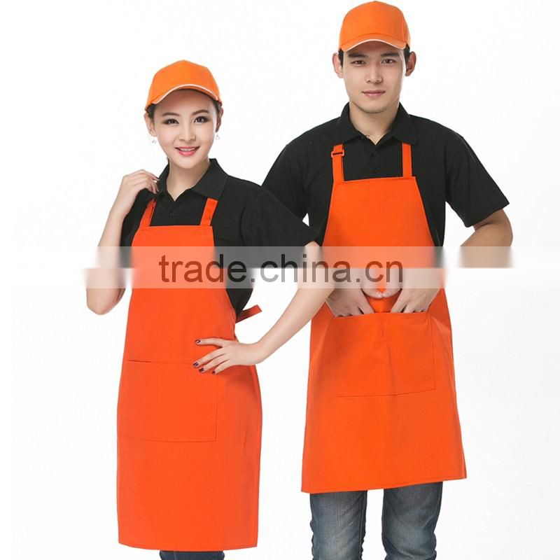 Black chef kitchen cooking bib apron For bar and restuarant