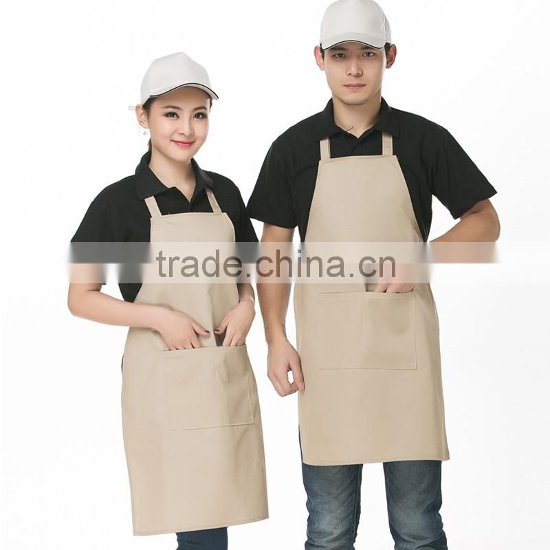 Black chef kitchen cooking bib apron For bar and restuarant