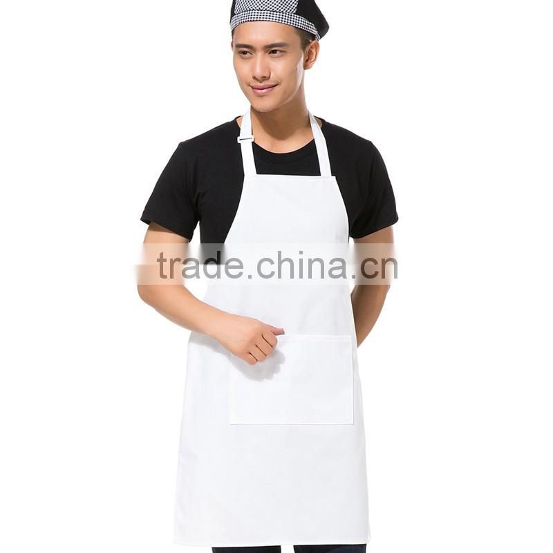 Black chef kitchen cooking bib apron For bar and restuarant