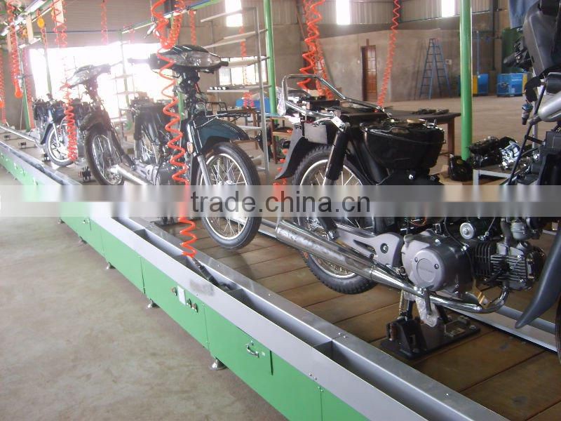 motorcycle assembly line