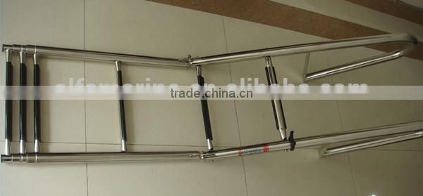 Stainless Steel 6 Step Dock Telescoping Ladder with Handrails