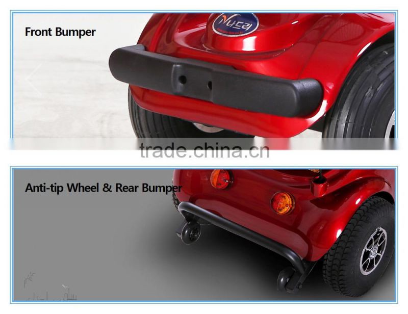 four wheel medical electric scooter with CE for old man outdoor sightseeing