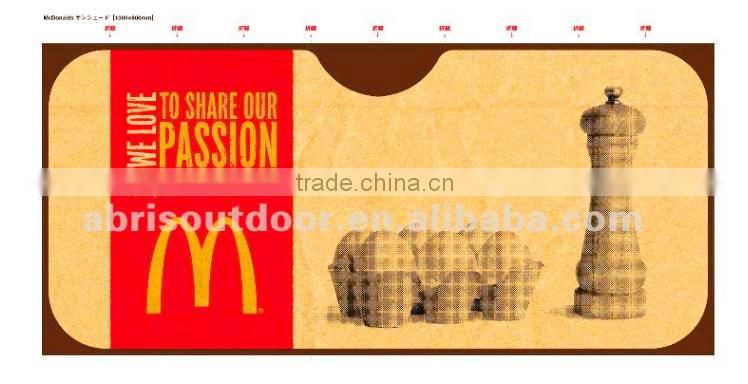 Foldable/pop up car side window shade