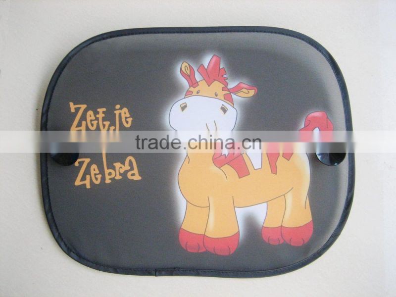 Foldable/pop up car side window shade