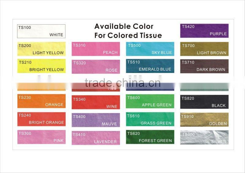 Gift/Promotion/Decoration Fluorescent Crepe Paper/gift wrap tissue paper/gift wrap tissue paper.