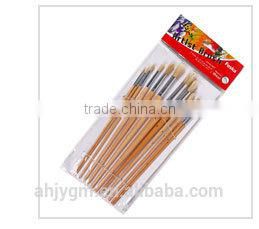 Wooden Handle Wool Hair Artist Brush/wooden artist brush/artist brush set
