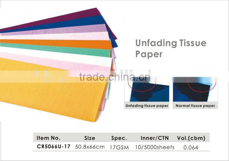 Gift/Promotion/Decoration Fluorescent Crepe Paper/gift wrap tissue paper/gift wrap tissue paper.