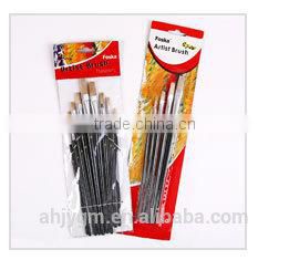 Wooden Handle Wool Hair Artist Brush/wooden artist brush/artist brush set