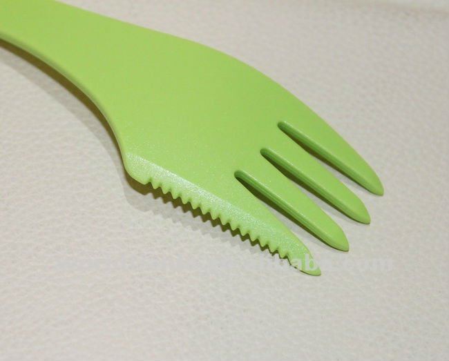 Combined PP spork spoon in one for child