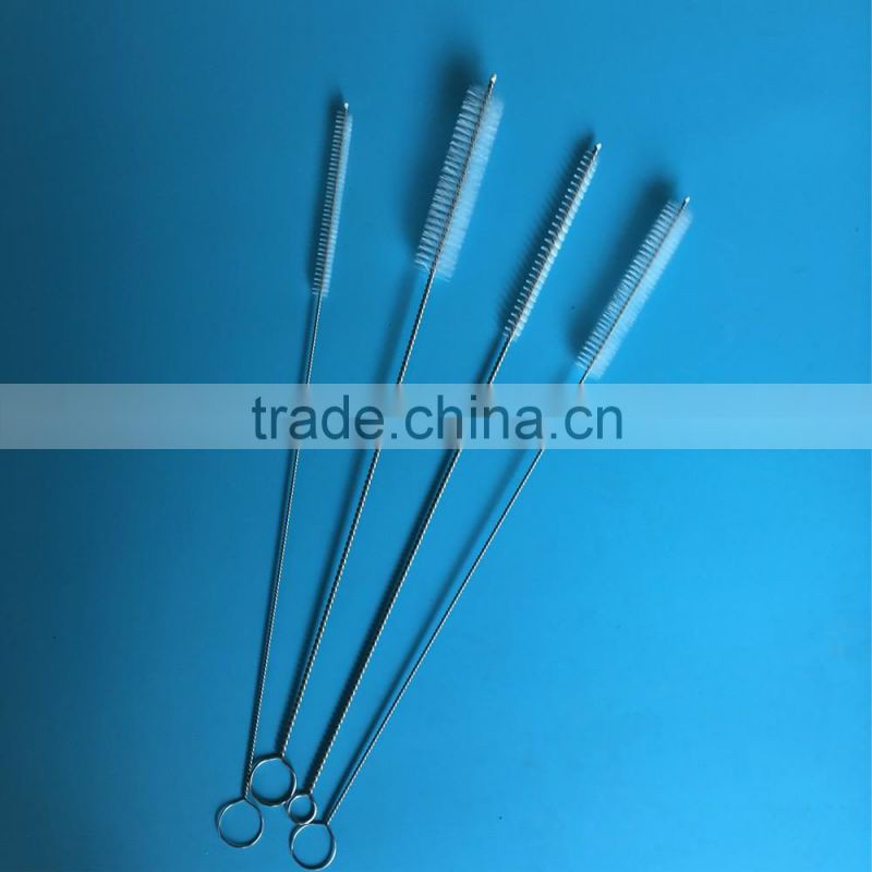 Nylon wire steel wire tube brush with loop