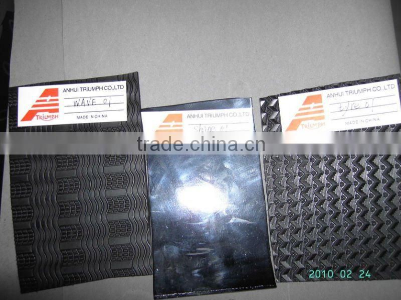rubber sheets for shoe sole
