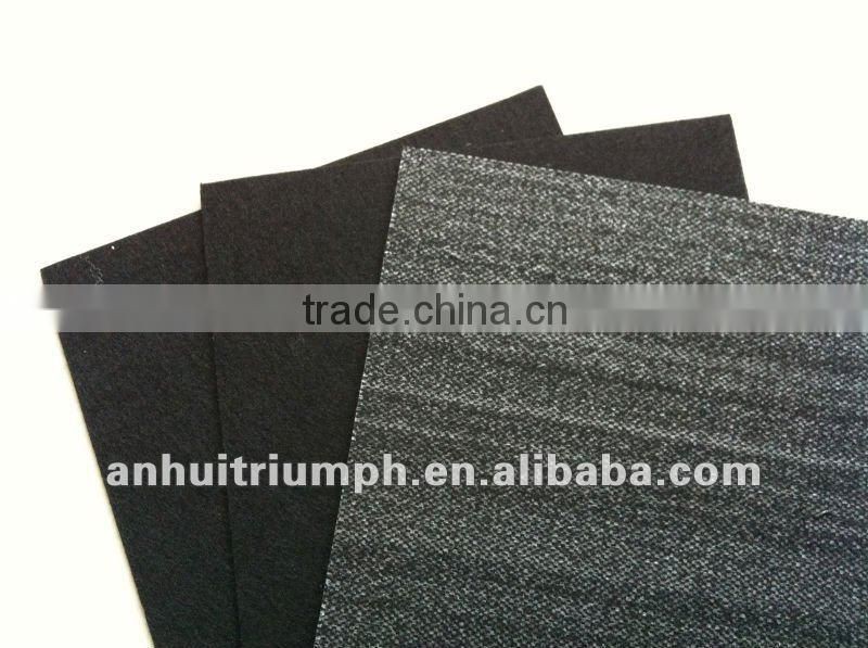 Nonwoven insole and shank board for footwear material