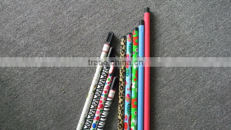 PVC coated metal broom stick