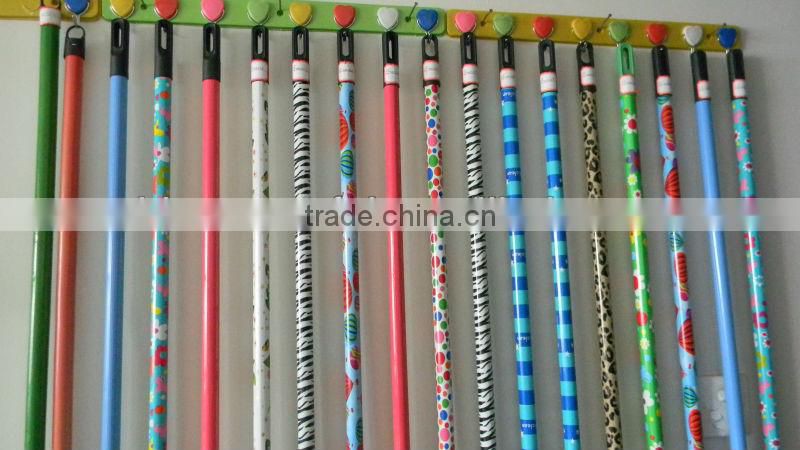 PVC coated metal broom stick