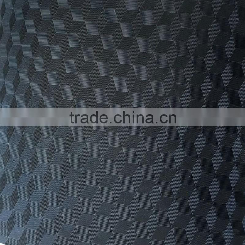 Film diamond stripe car mat material