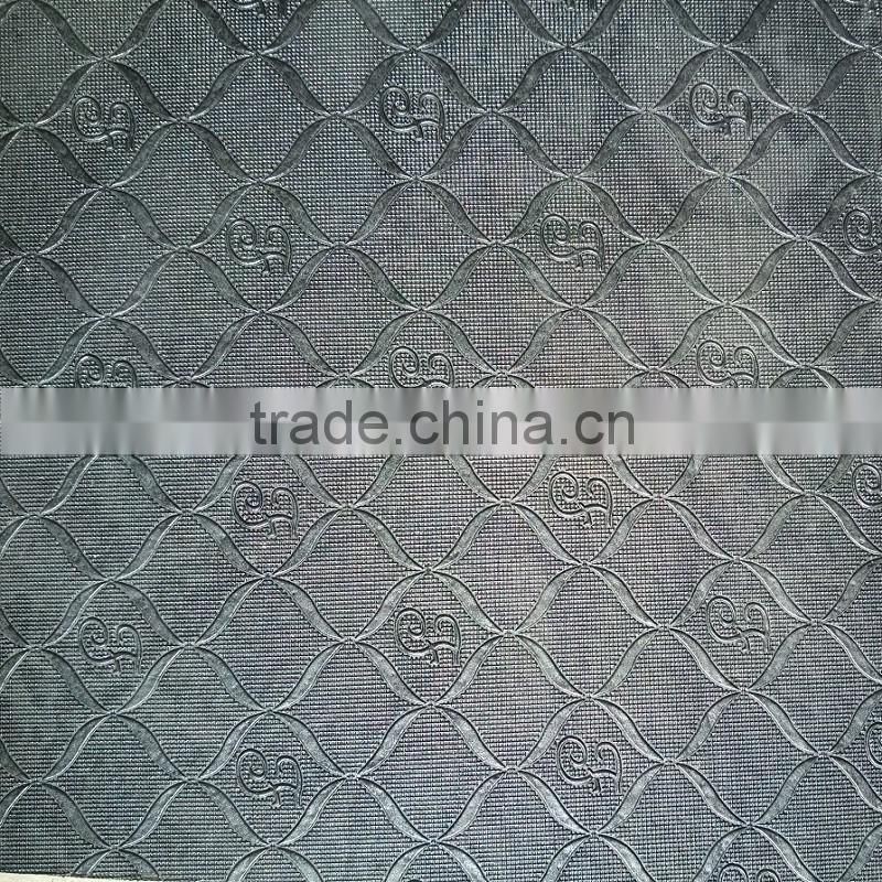 Film embossed XPE car mat material