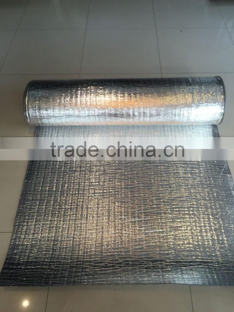 Aluminum film car mat material