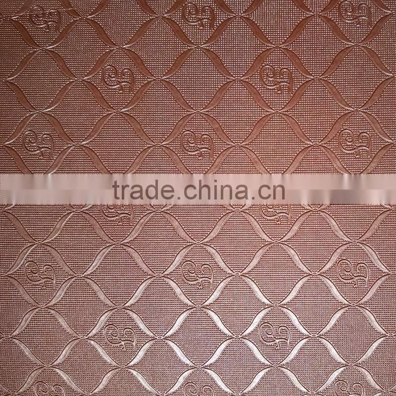 Film embossed XPE car mat material