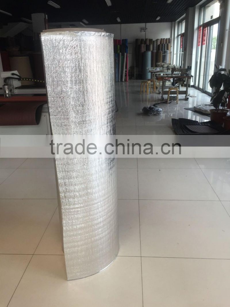 Aluminum film car mat material
