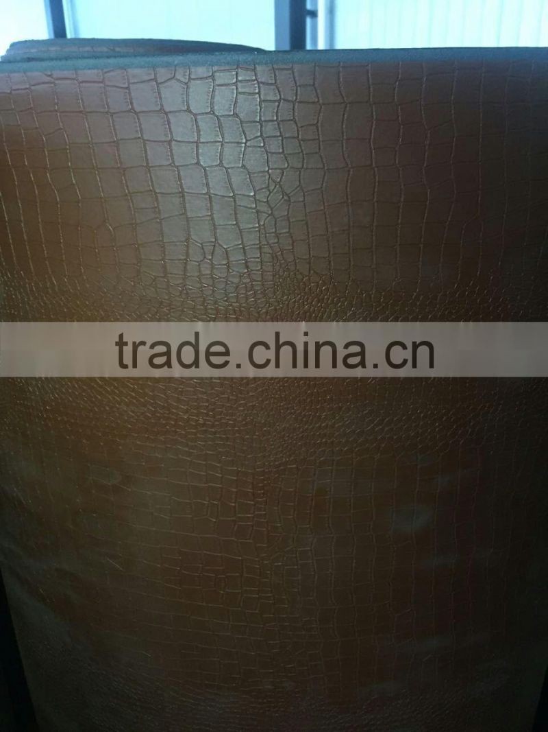 Crocodile pattern car mat material