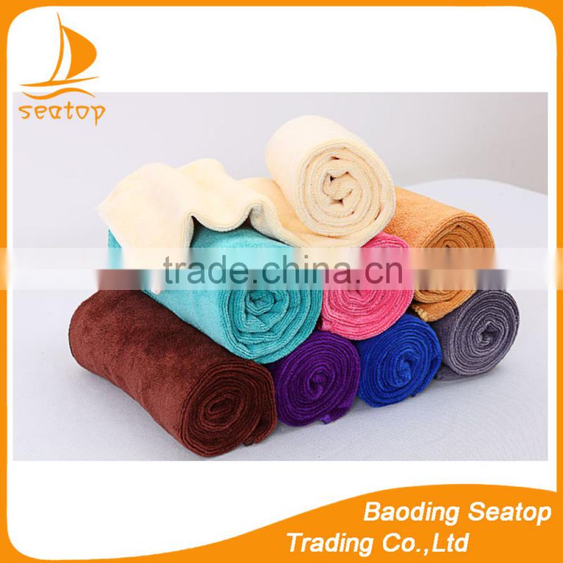 Car washing cloth woven microfiber cleaning towel for wholesale