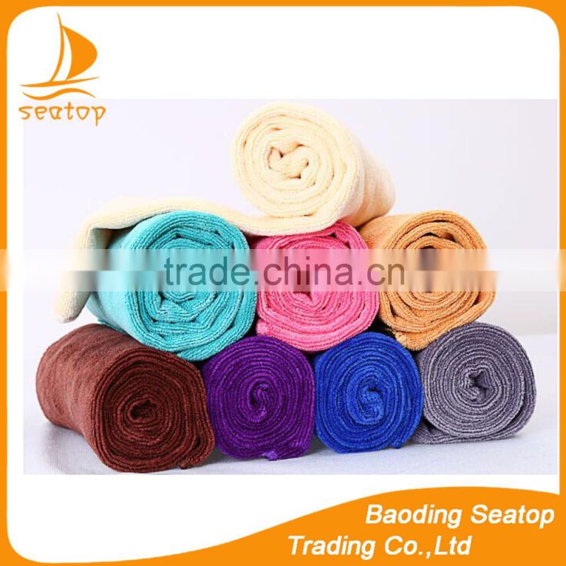 Car washing cloth woven microfiber cleaning towel for wholesale