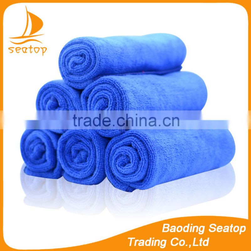 Car washing cloth woven microfiber cleaning towel for wholesale