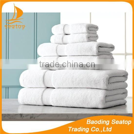 white set Luxury Hotel & Spa Bath Towels for hotel