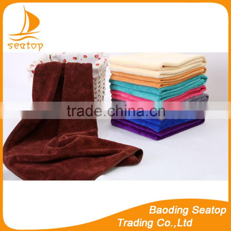 Car washing cloth woven microfiber cleaning towel for wholesale