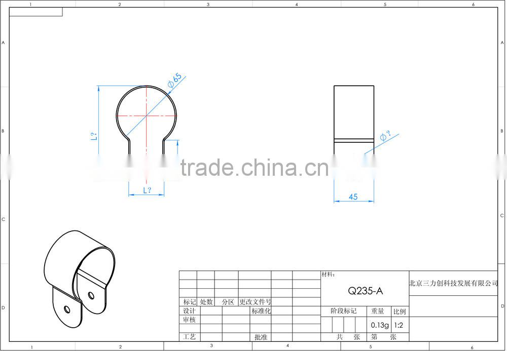 Greenhouse structure connecting steel pipe clamps