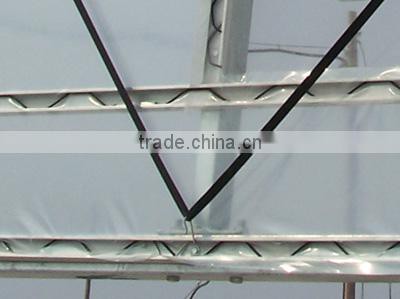 STEEL AND ALUMINUM PROFILES Film LOCKING PROFILE Device for Plastic greenhouse