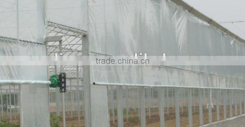 Film lock wiggle wire and profile for agricultural greenhouse