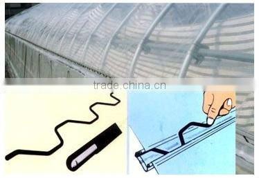 Aluminum film locking channel profile