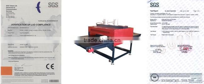 39" x 78" Auto Pneumatic Double Working Table Large Format Heat Press Machine with Pull-out Style