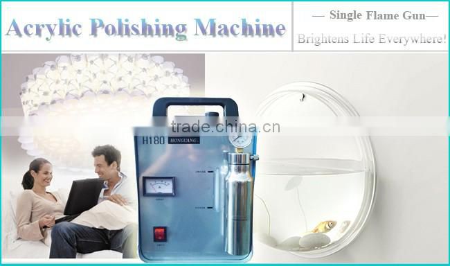 300W Portable Oxygen Hydrogen Flame Generator Acrylic Polishing Machine, 95L 1 Gas Torch free, 110V