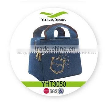 Fashionable durable insulated cooler bag lunch bag